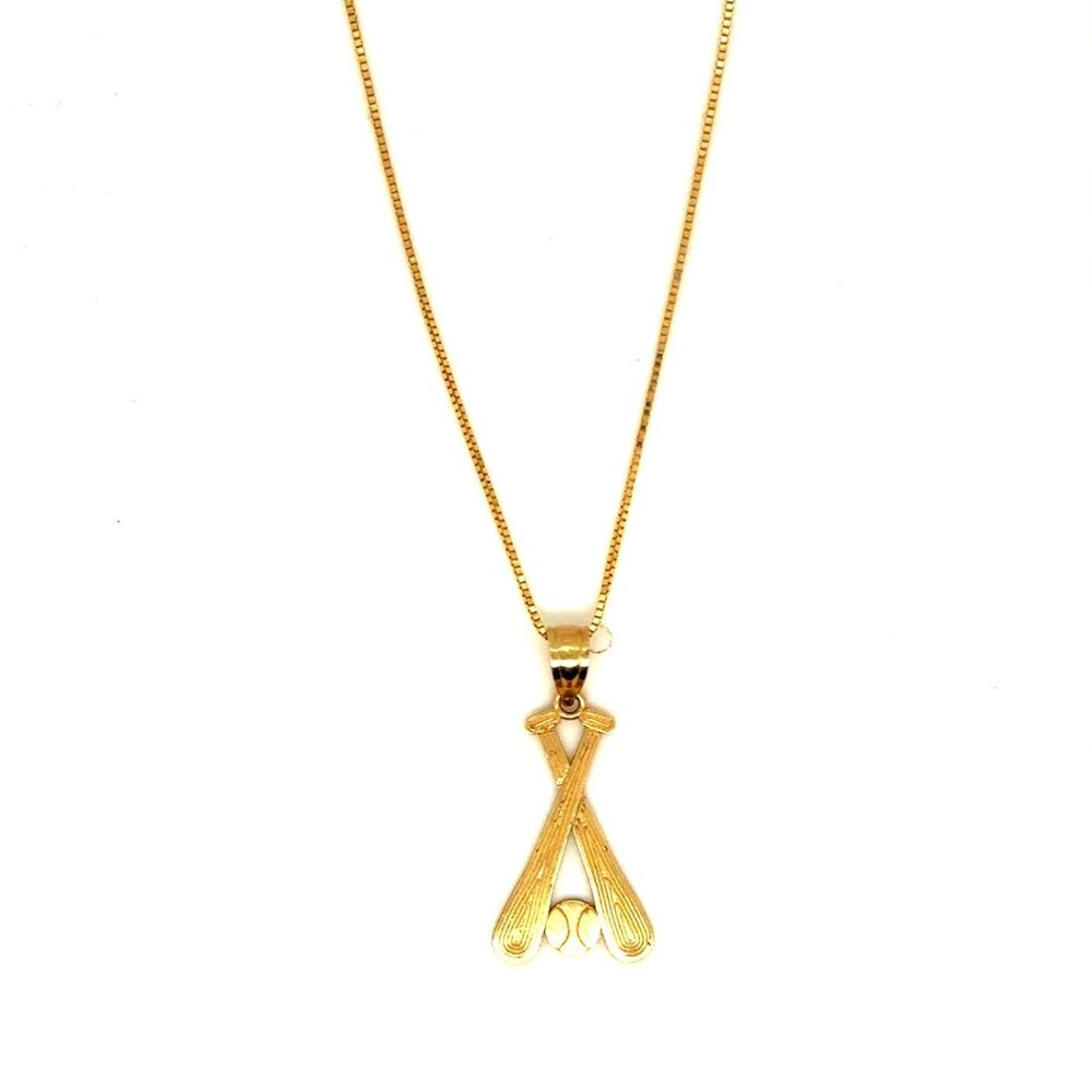14K/10K Gold‎ Baseball Necklace